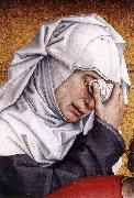 WEYDEN, Rogier van der Deposition (detail) oil